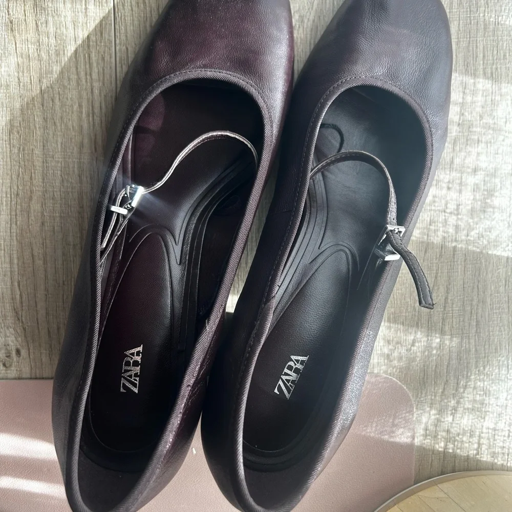 Zara Dark Brown Women's Heels - Picture 4 of 7